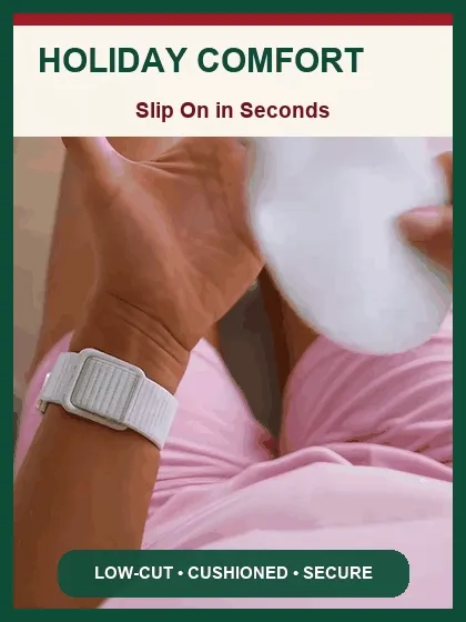 Demonstration of the low-cut cushioned sock being worn and walked in