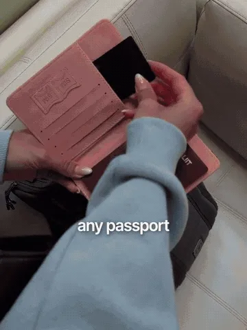 Ultra-thin tracking card used during travel