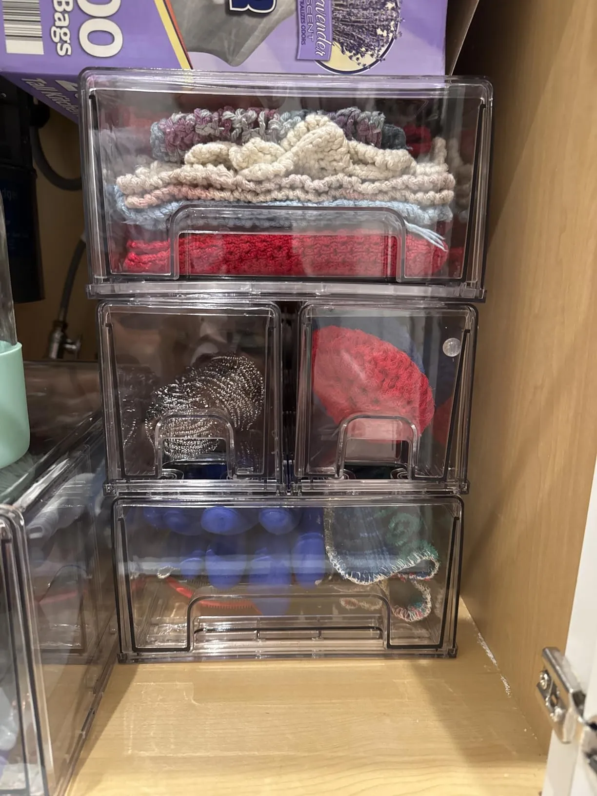 Best stackable drawer organization!!