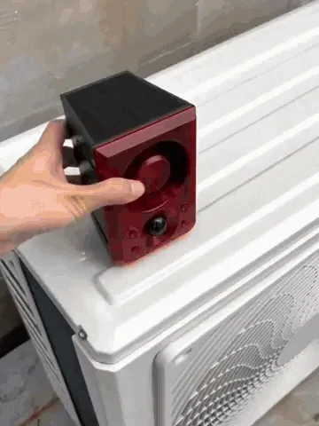 Solar-Bewegungsmelder mit Alarm und Tierabwehr für draußen – Produktabbildung