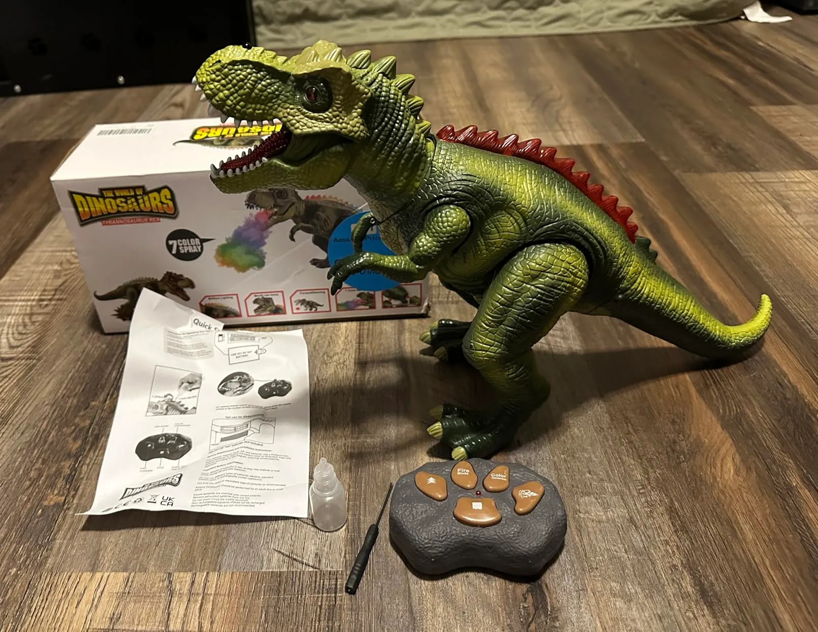 Just a cheap roaring & walking Dinosaur action figure