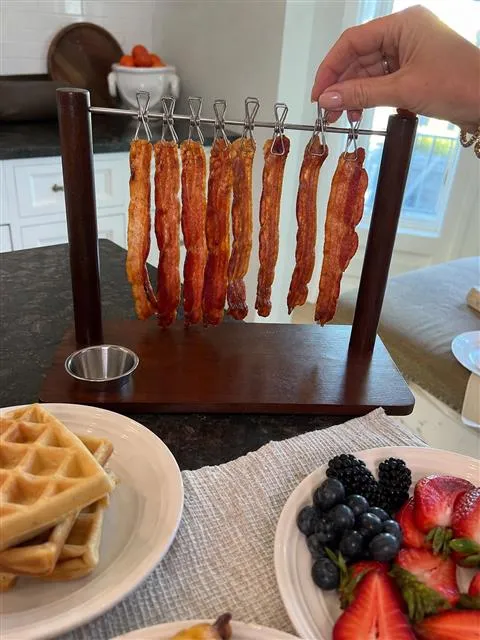 Home brunch serving setup