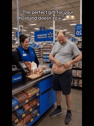 Funny fake belly waist pack getting reactions in public