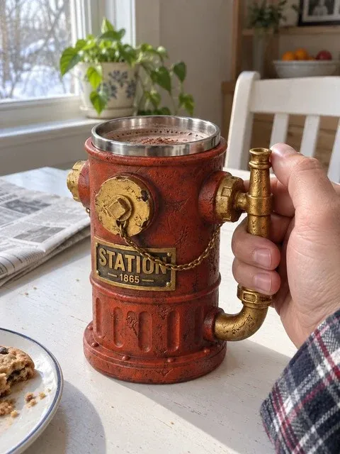 Brandhanekrus med kakao i en morgenmadskrog