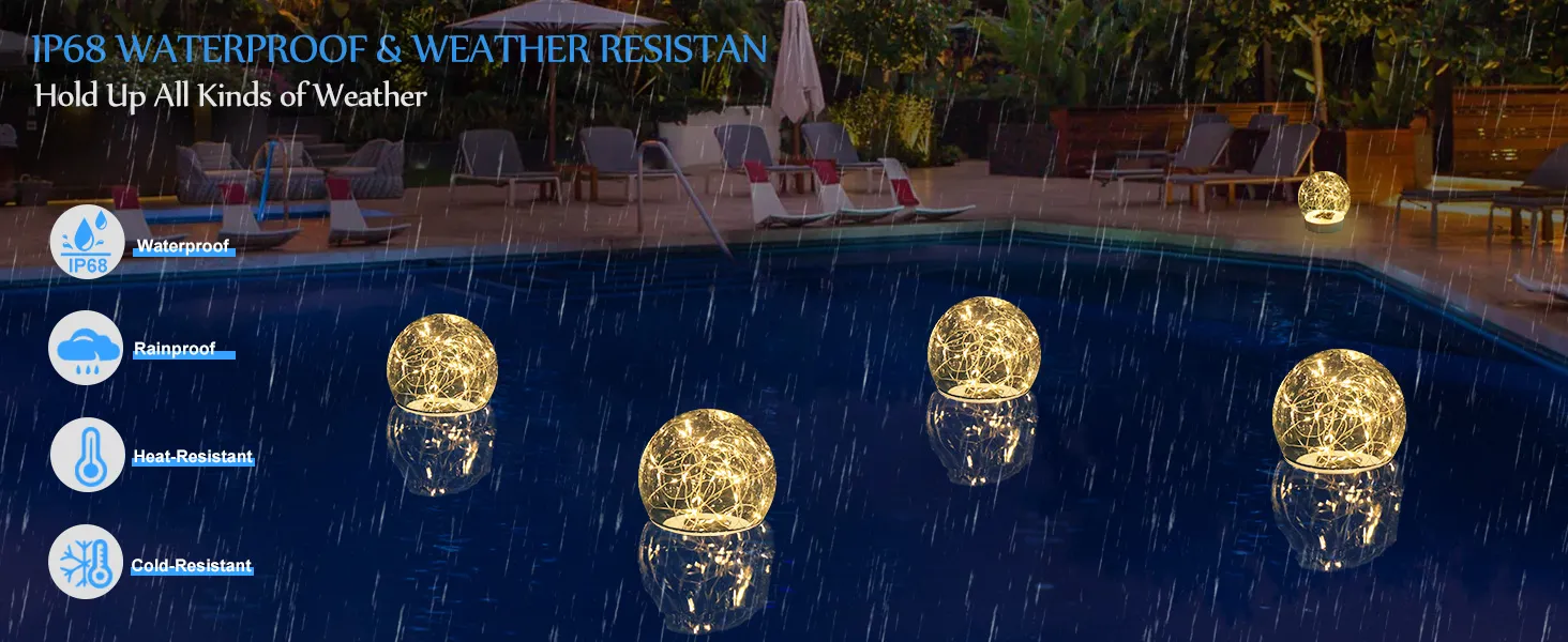 floating pool balls