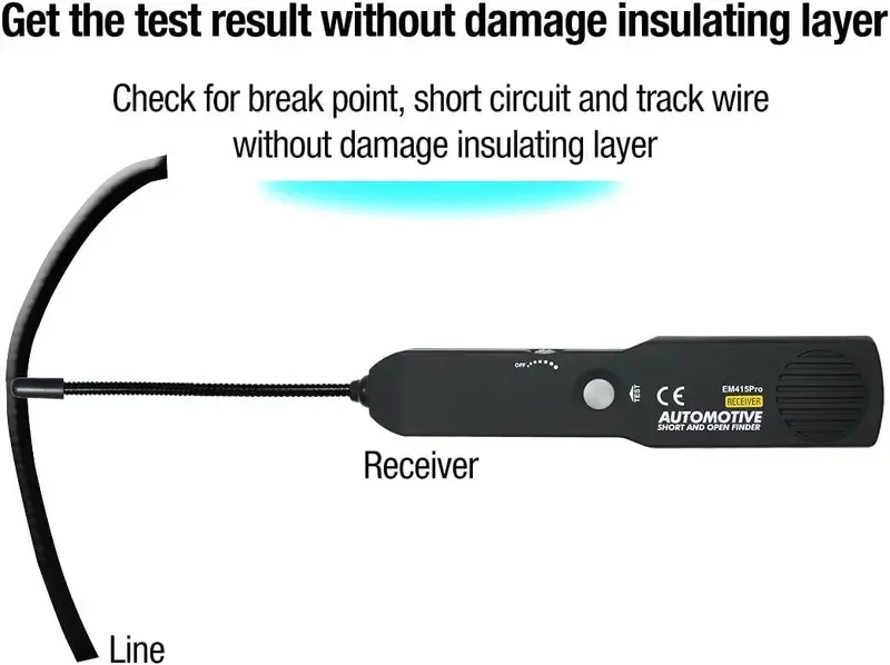 Product Introduction of em415Pro Automotive car electrical open and short circuit finder tester,Precise line finder for home wall line finding,line maintenance,tone generator cable line breaker fault finder,DC less than 42V car diagnostics,Father's Day Gifts 17
