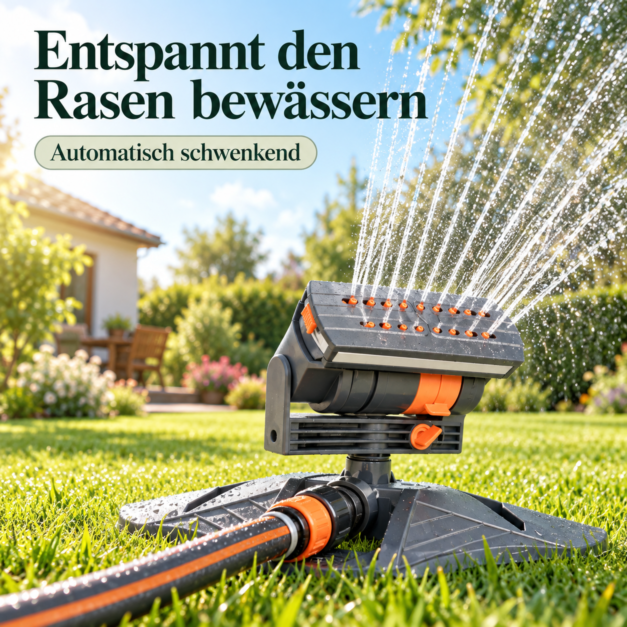 Rasensprenger für entspannte Gartenbewässerung