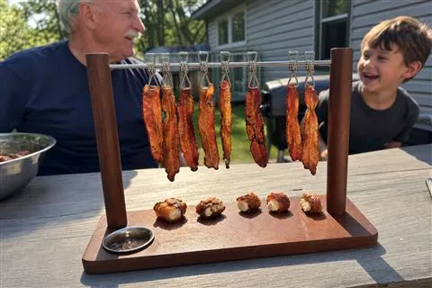 Backyard family cookout