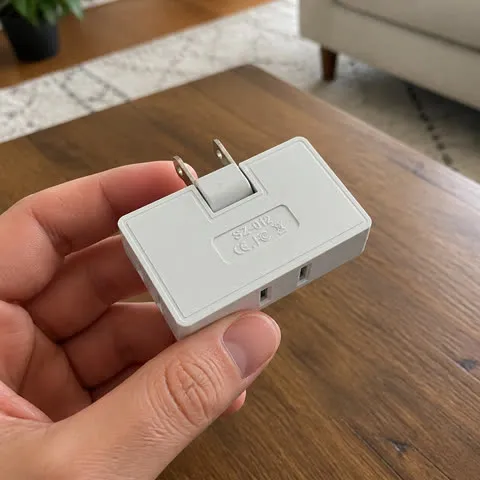 Adapter used behind a sofa