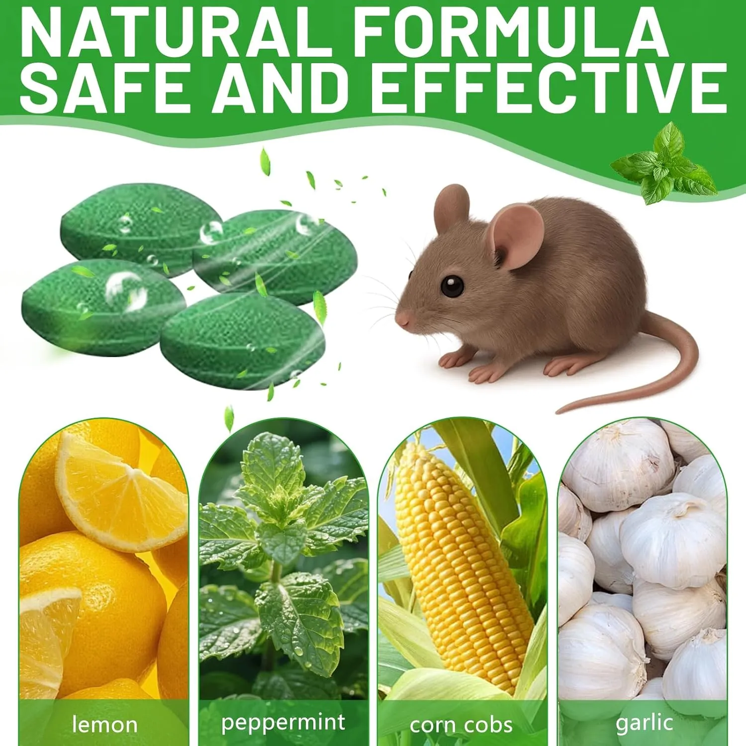 Botanical scent ingredients used in the repellent formula