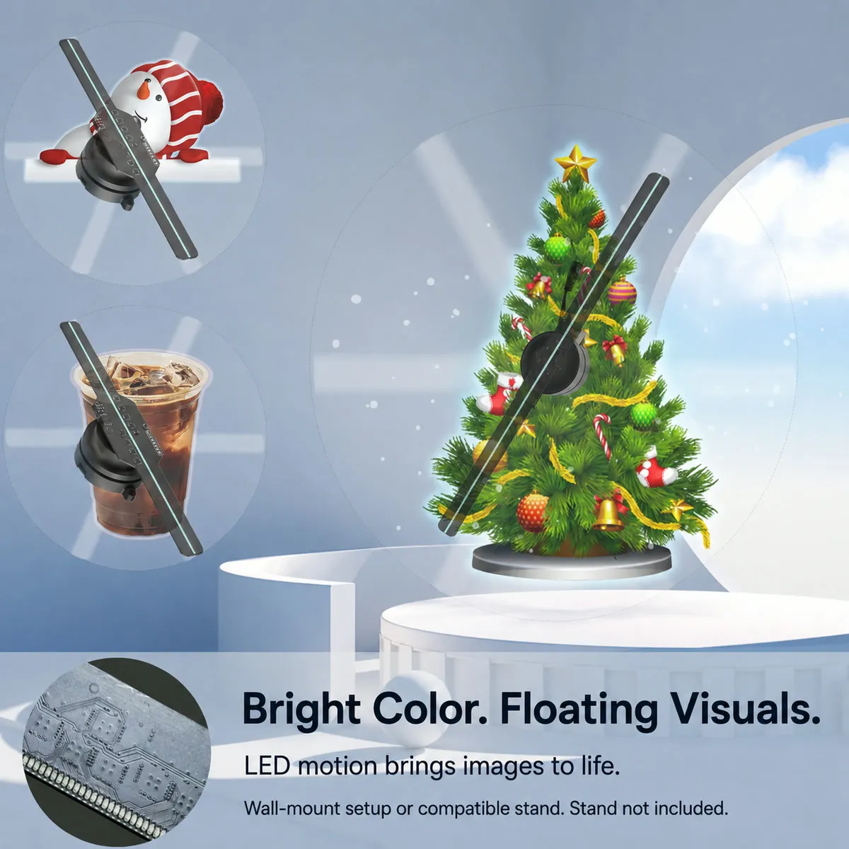 Examples of colorful LED animation