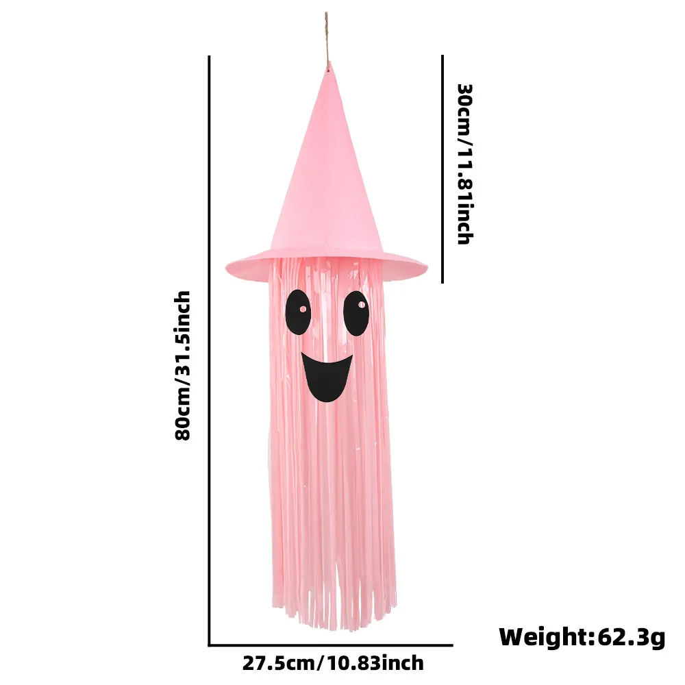 Pink light-up tassel ghost dimensions