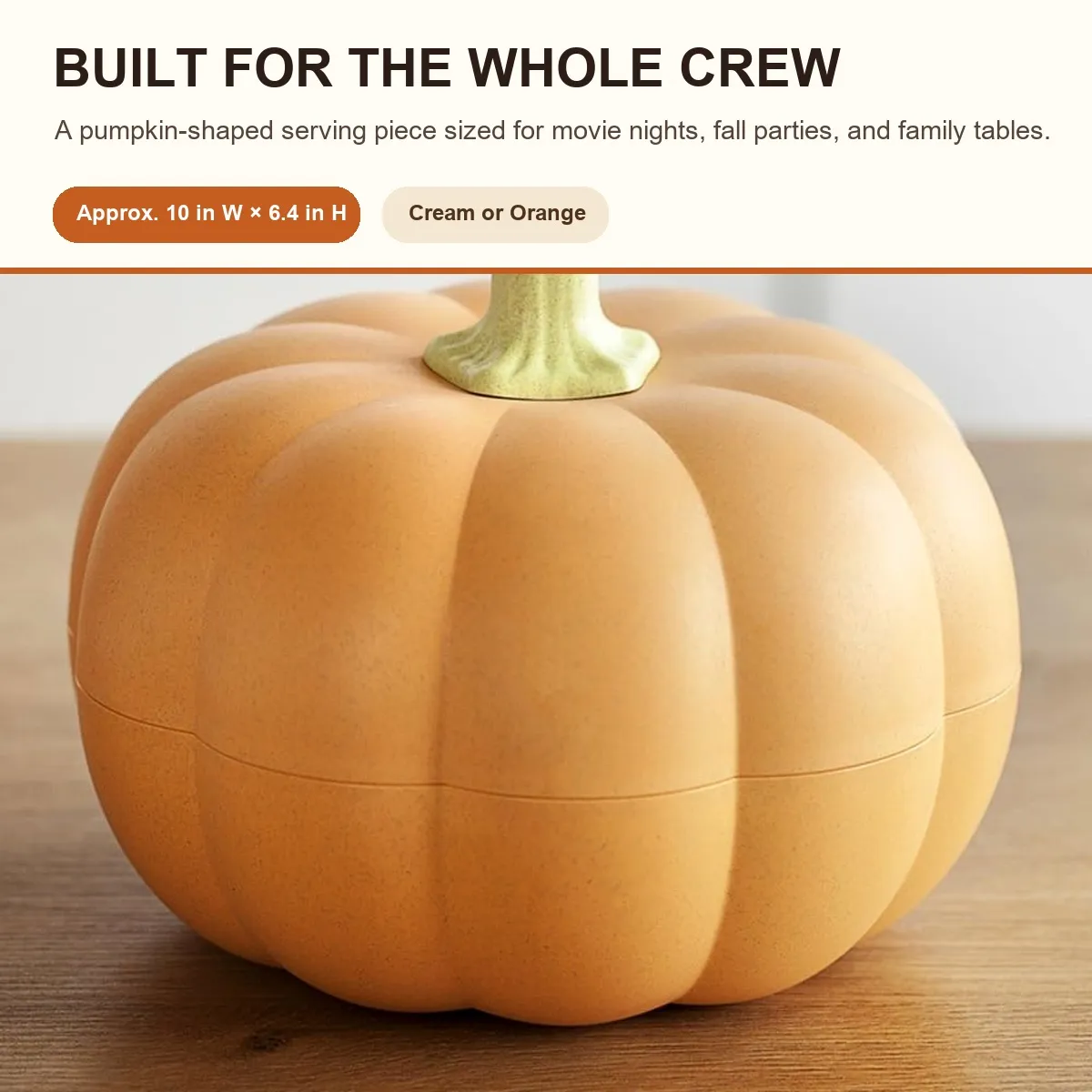 Orange pumpkin candy box size and color options