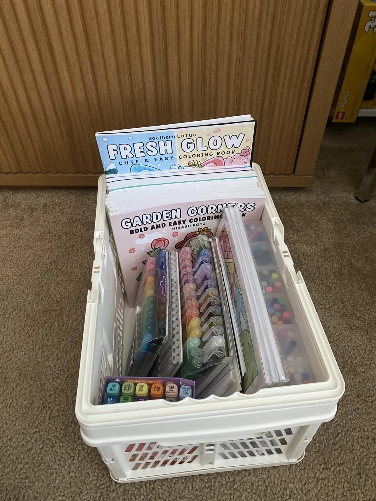 Coloring storage