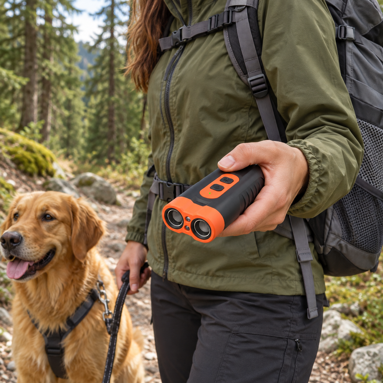 QG-07 while camping and hiking