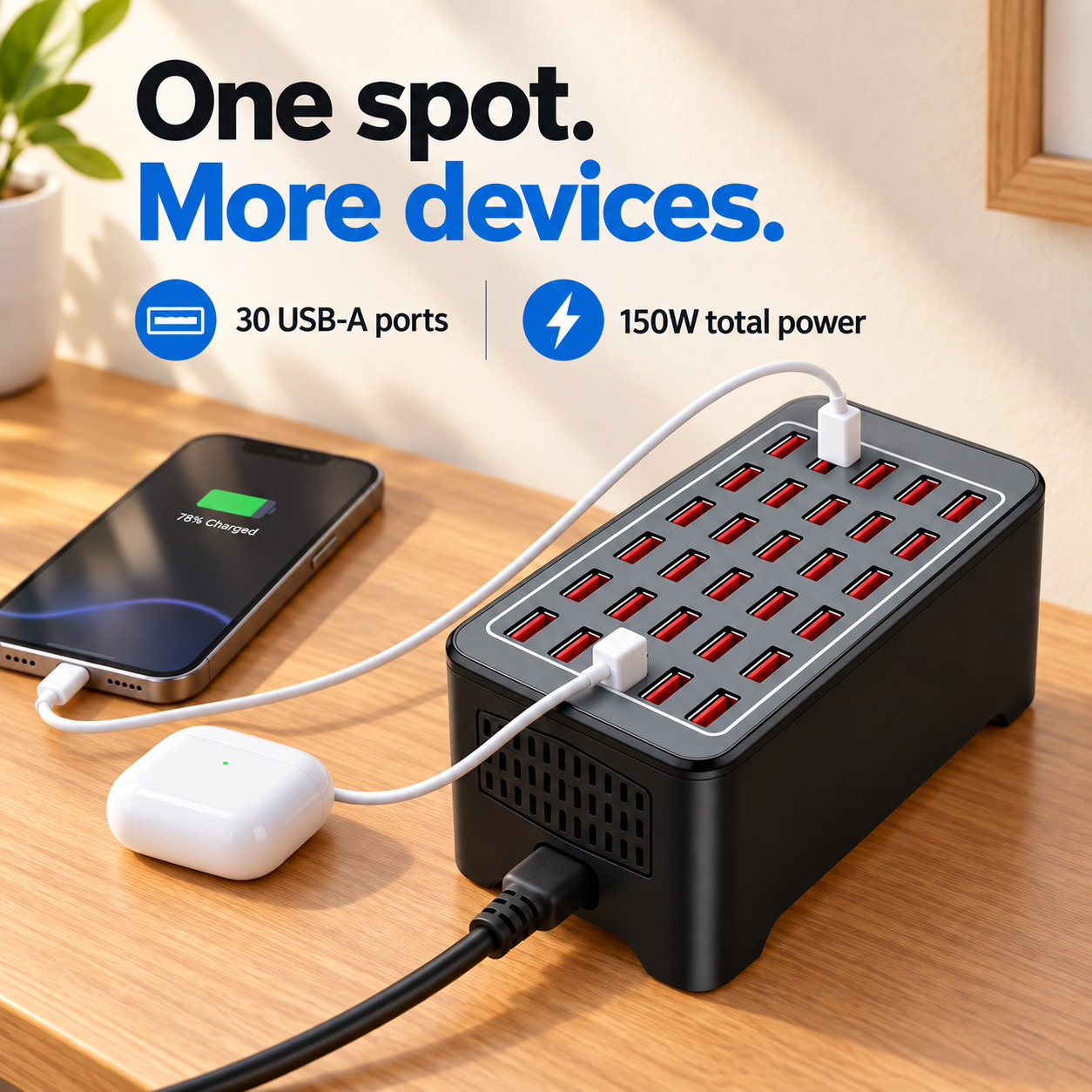 One spot for everyday USB devices