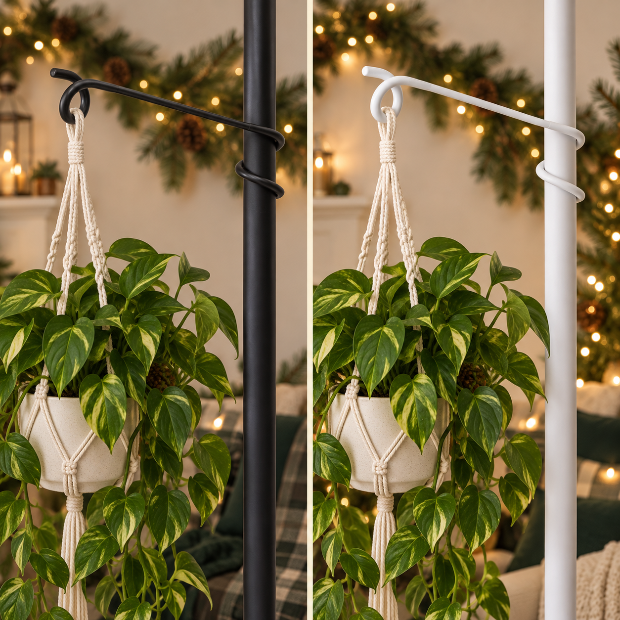 Spiral plant stand hook color and product detail 1
