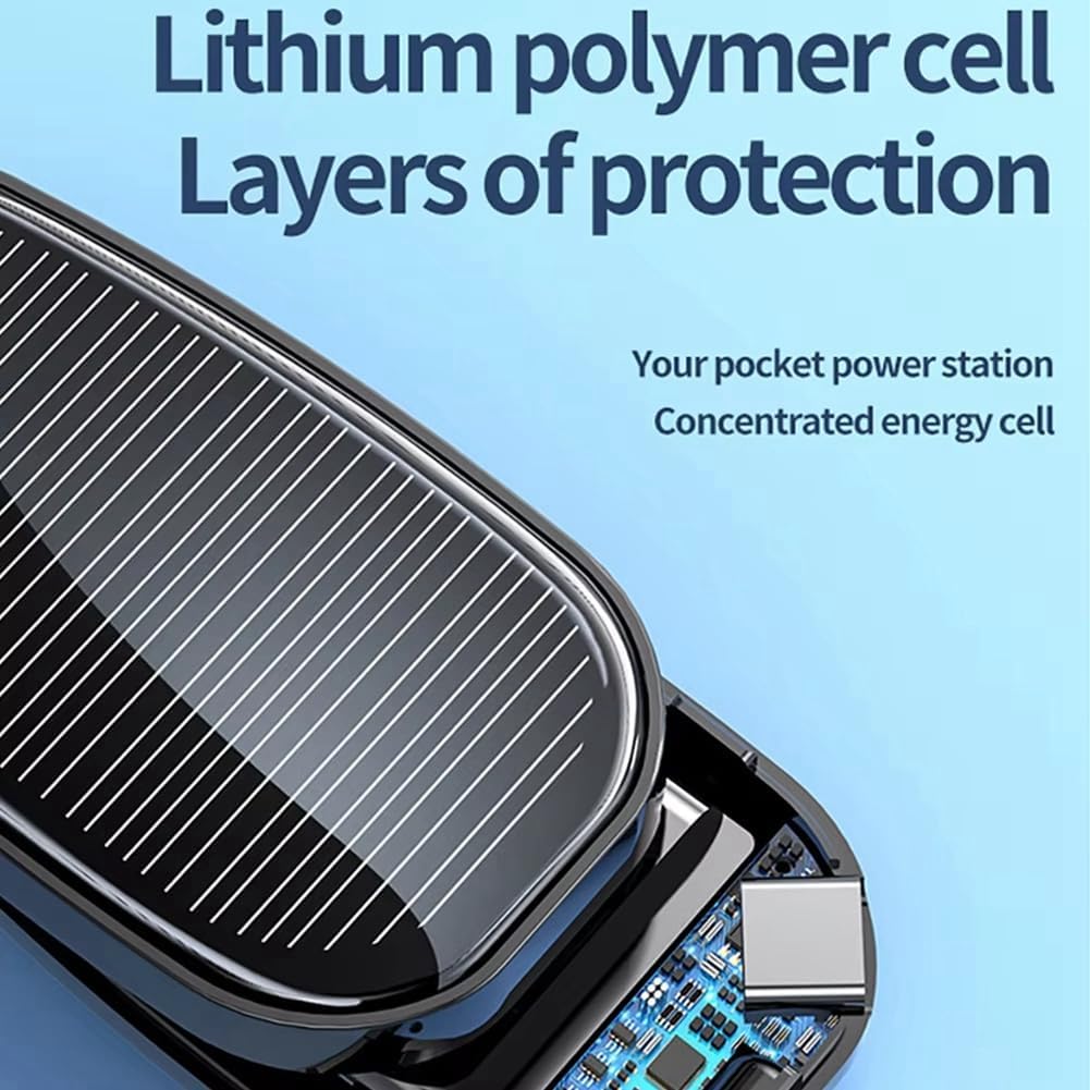 Lithium polymer battery construction of the mini solar power bank