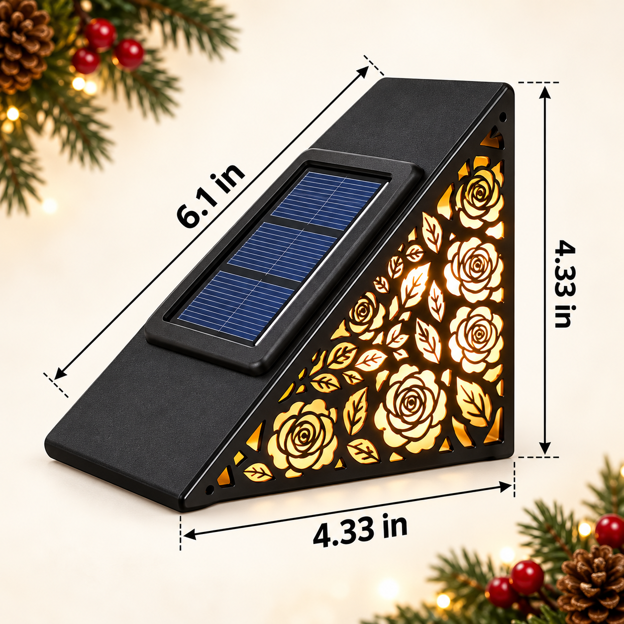 Solar step light dimensions in inches