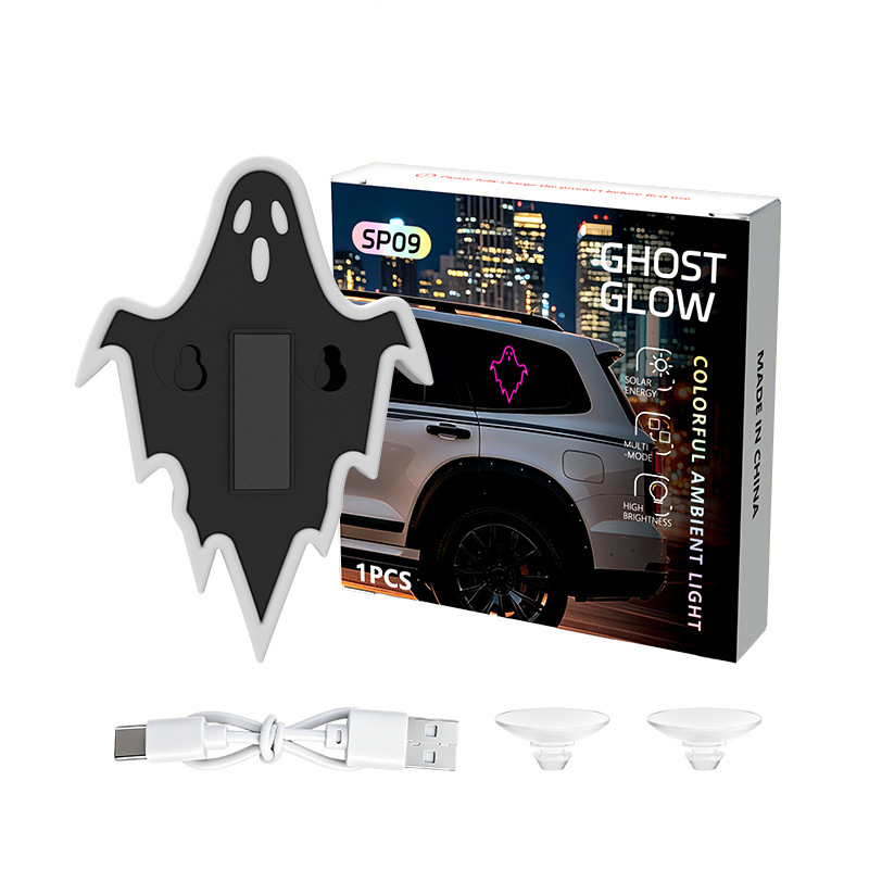 Ghost SP09 light with box, Type-C cable and two suction cups