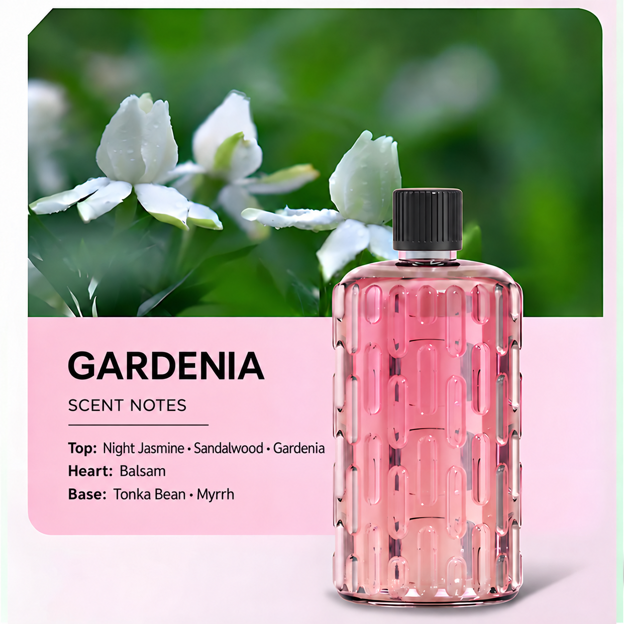 Gardenia scent refill and scent notes