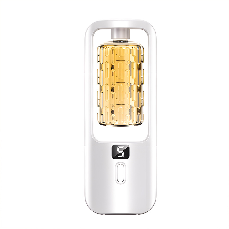 Front view of the white digital aroma diffuser