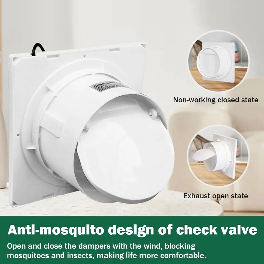 4-Inch Solar-Powered Exhaust Fan Kit