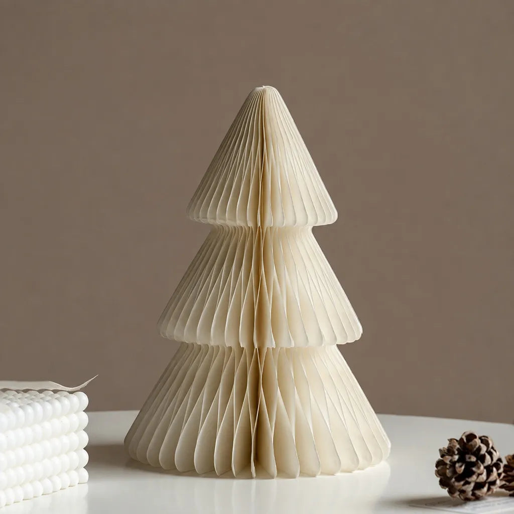 Fold-Flat Honeycomb Christmas Tree Sets