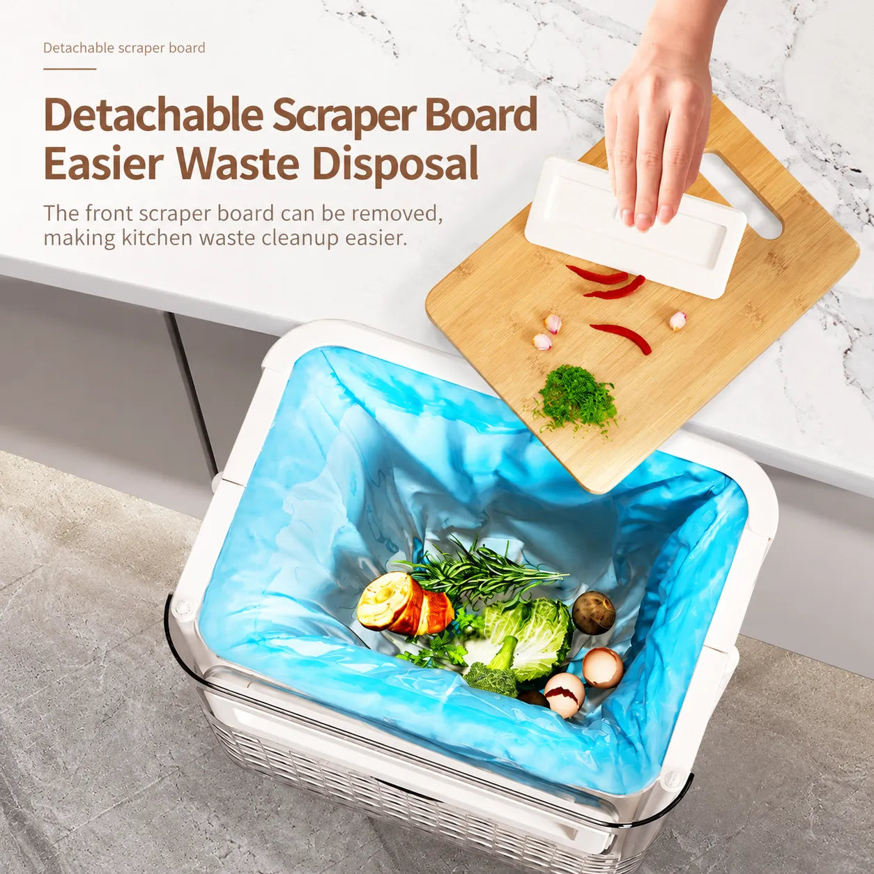 Foldable Wall-Mounted Trash Bin