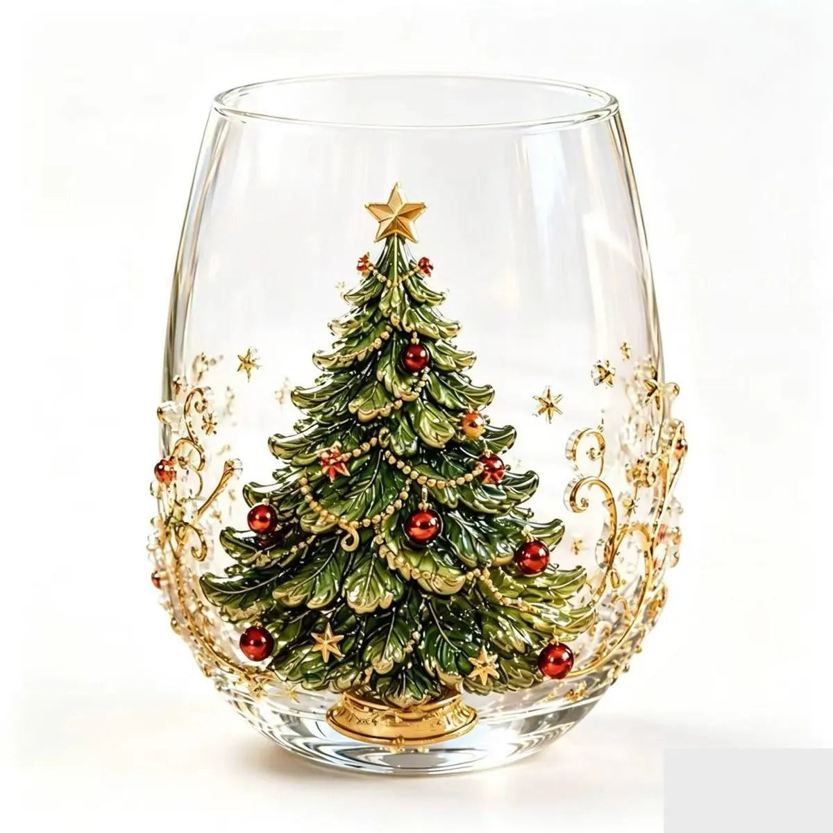 Magical Christmas 3D Art Glass Collection