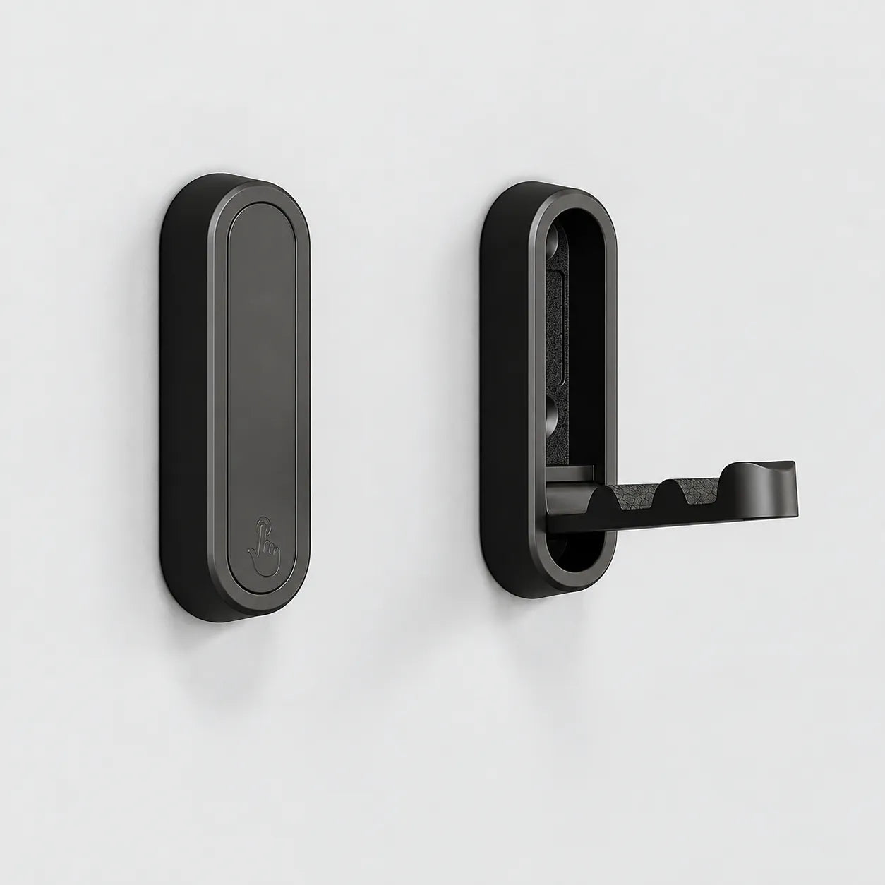 Press-to-Open Space-Saving Folding Wall Hook