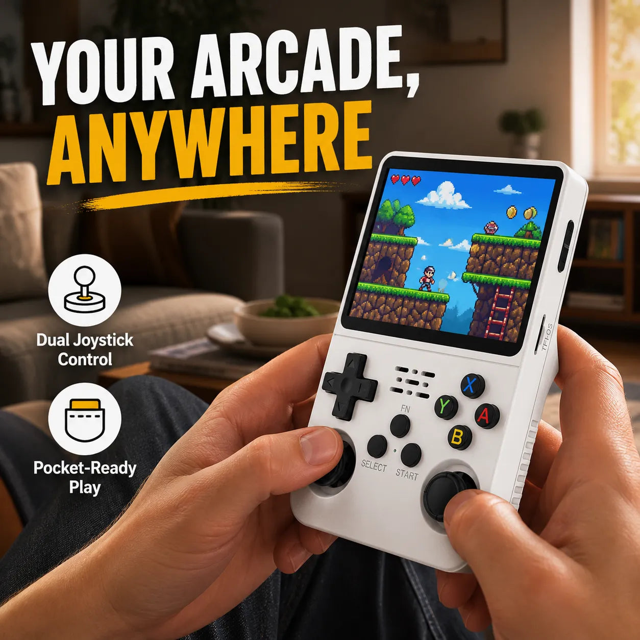 R36S Pocket Arcade Handheld Console