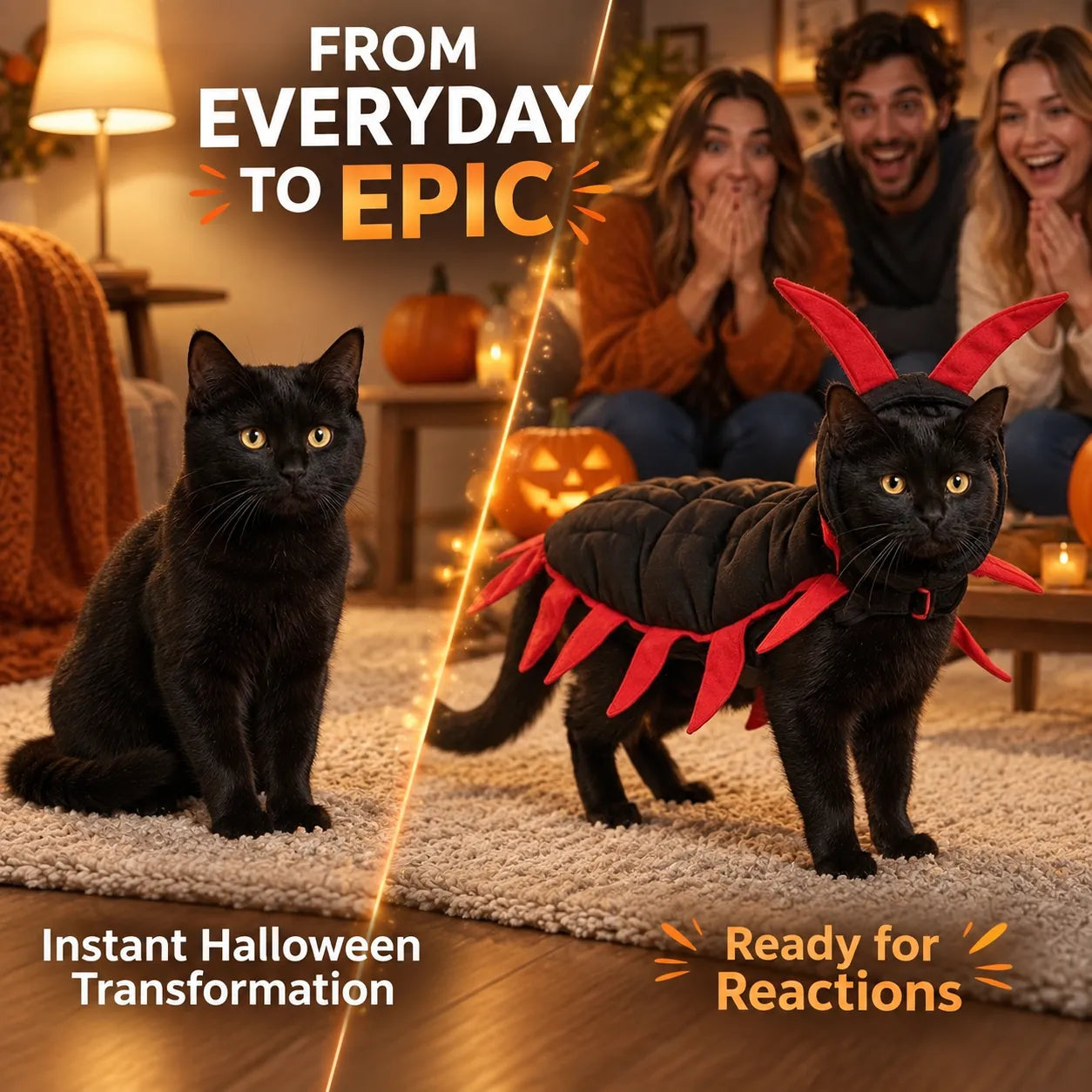Show-Stopping Centipede Pet Costume