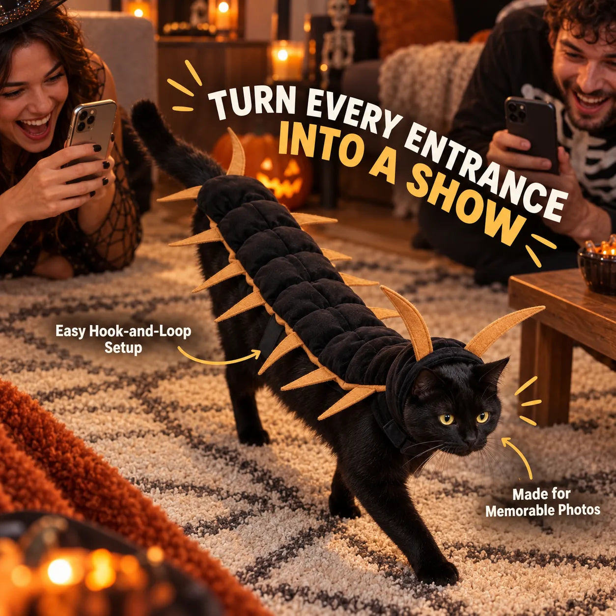 Show-Stopping Centipede Pet Costume