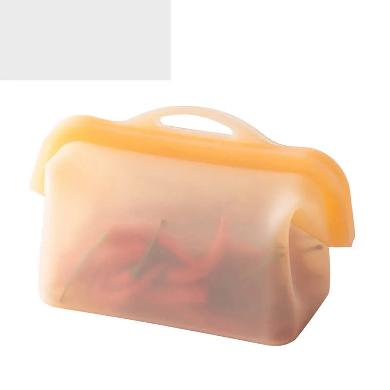 Stand-Up Reusable Silicone Food Storage Bag – 1000 ml
