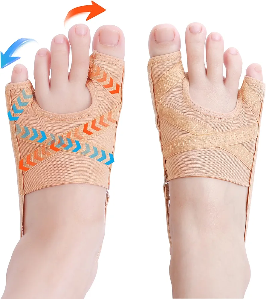 Everyday Comfort Foot Support Sleeves (Size S/L, Black/Beige)