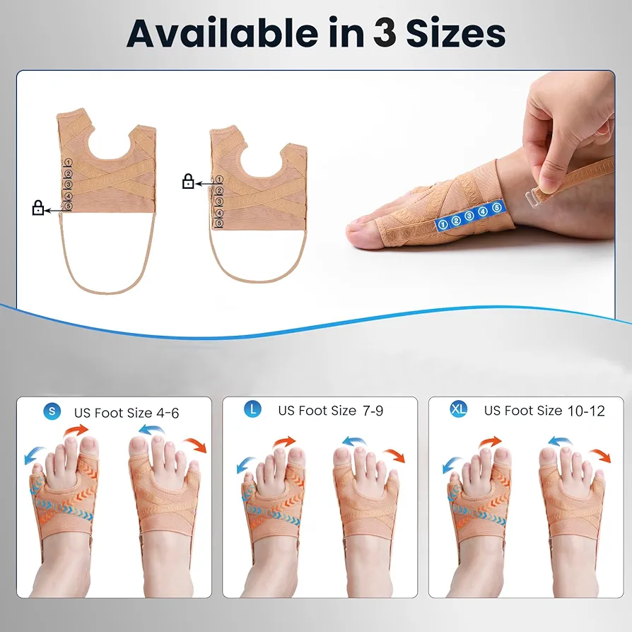 Everyday Comfort Foot Support Sleeves (Size S/L, Black/Beige)