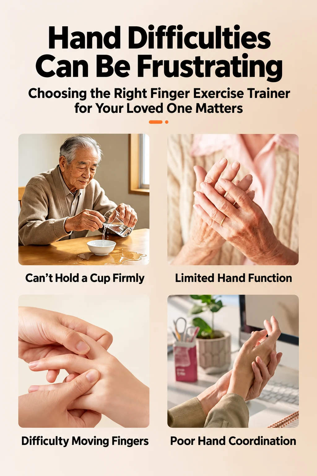 Smart Air-Powered Finger Exercise Trainer – Adjustable Hand Movement & Grip Training Glove