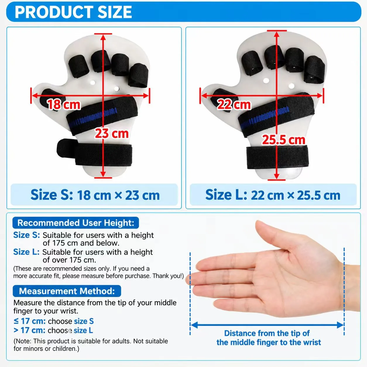Full Palm Finger Stretching Board