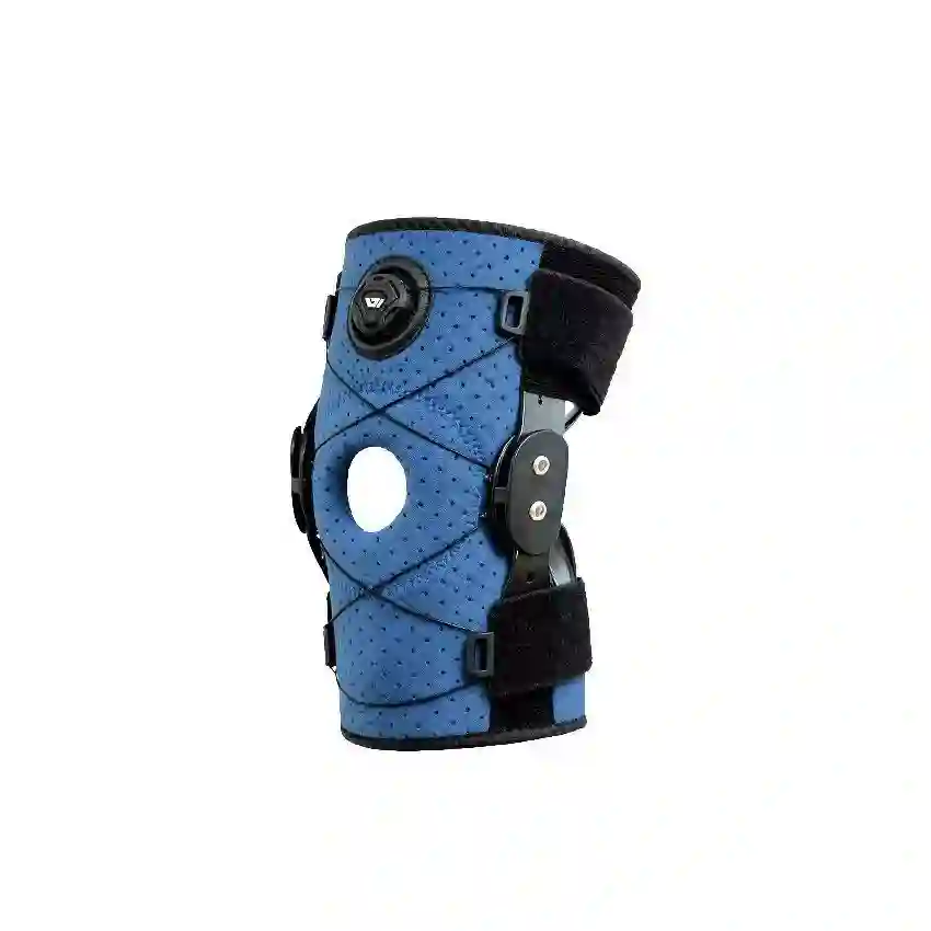 Adjustable BOA Dial Knee Support Brace with Steel Stabilizer Plates