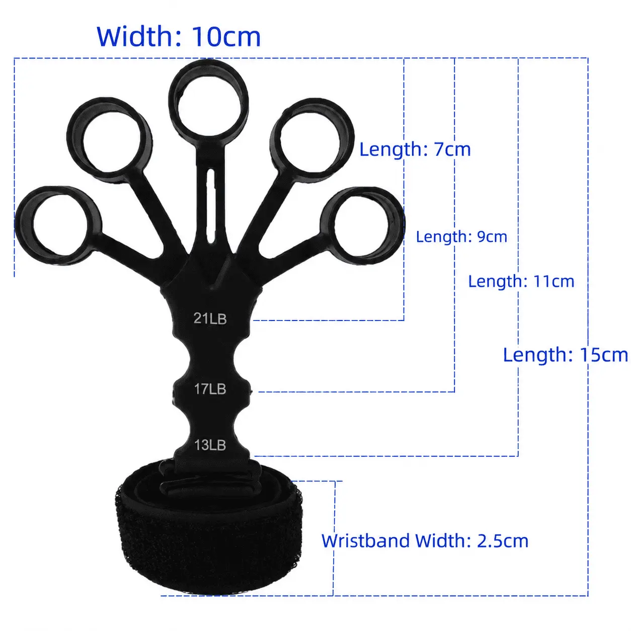 Silicone Finger Trainer – Hand & Finger Strength Tool