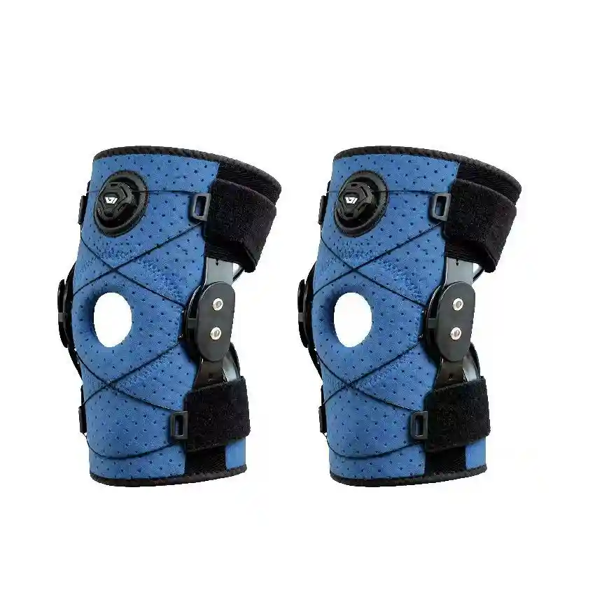 Adjustable BOA Dial Knee Support Brace with Steel Stabilizer Plates