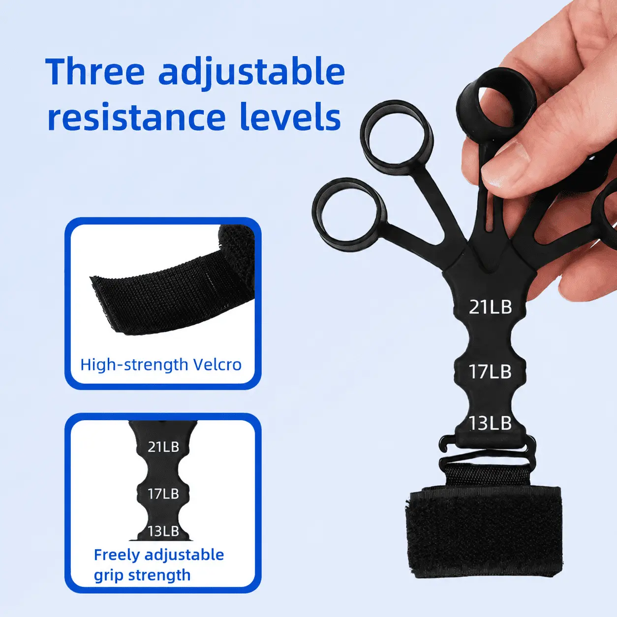 Silicone Finger Trainer – Hand & Finger Strength Tool