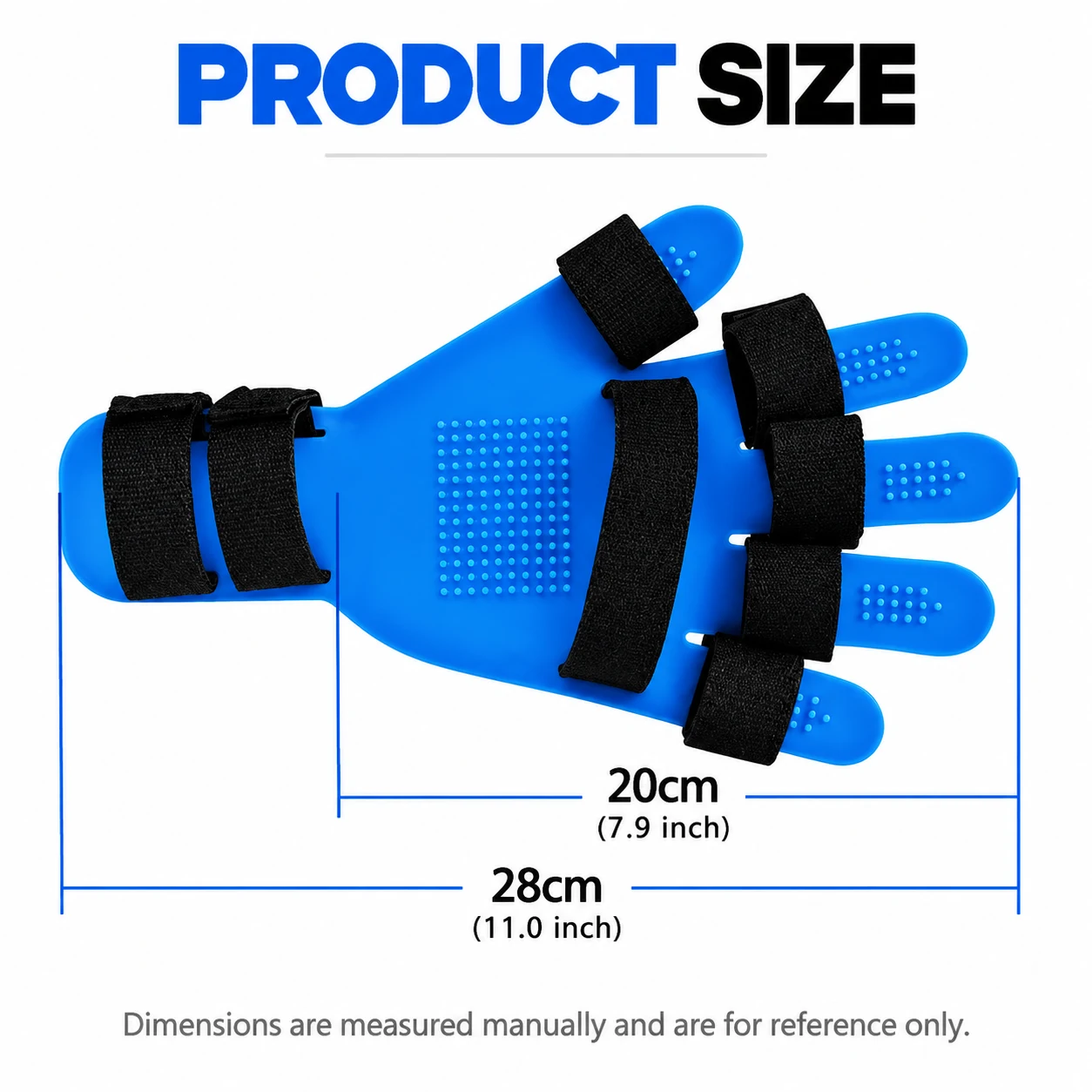 Adjustable Finger & Wrist Stretching Support Board – Hand Exercise Trainer with Individual Finger Straps