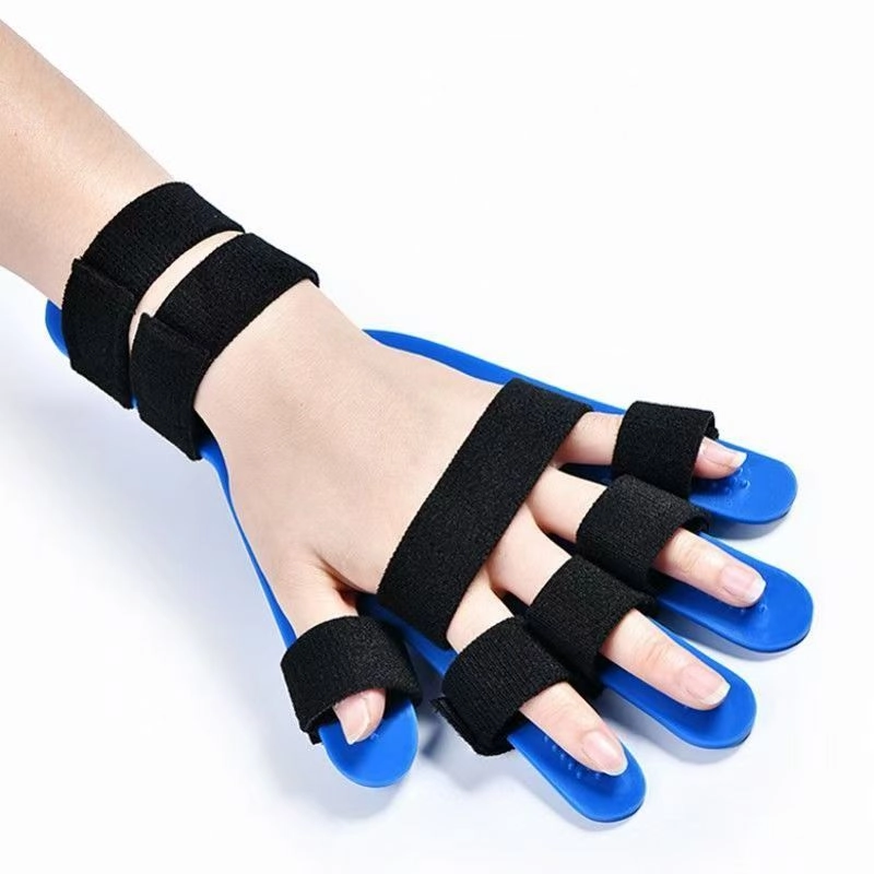 Adjustable Finger & Wrist Stretching Support Board – Hand Exercise Trainer with Individual Finger Straps