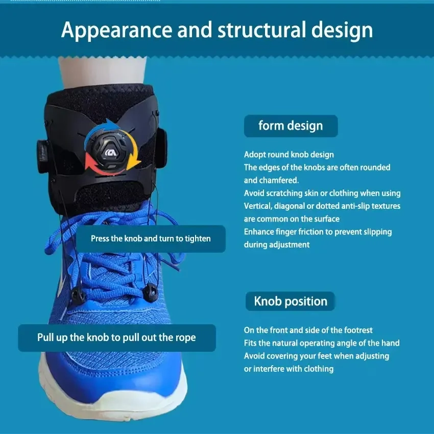 AFO Foot Drop Brace – Adjustable Dial Support for Daily Mobility