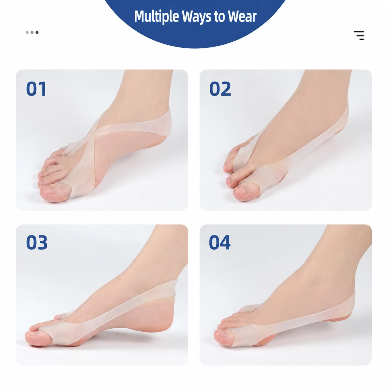 Adjustable Toe Support Strap for Foot Alignment & Daily Comfort Short Description