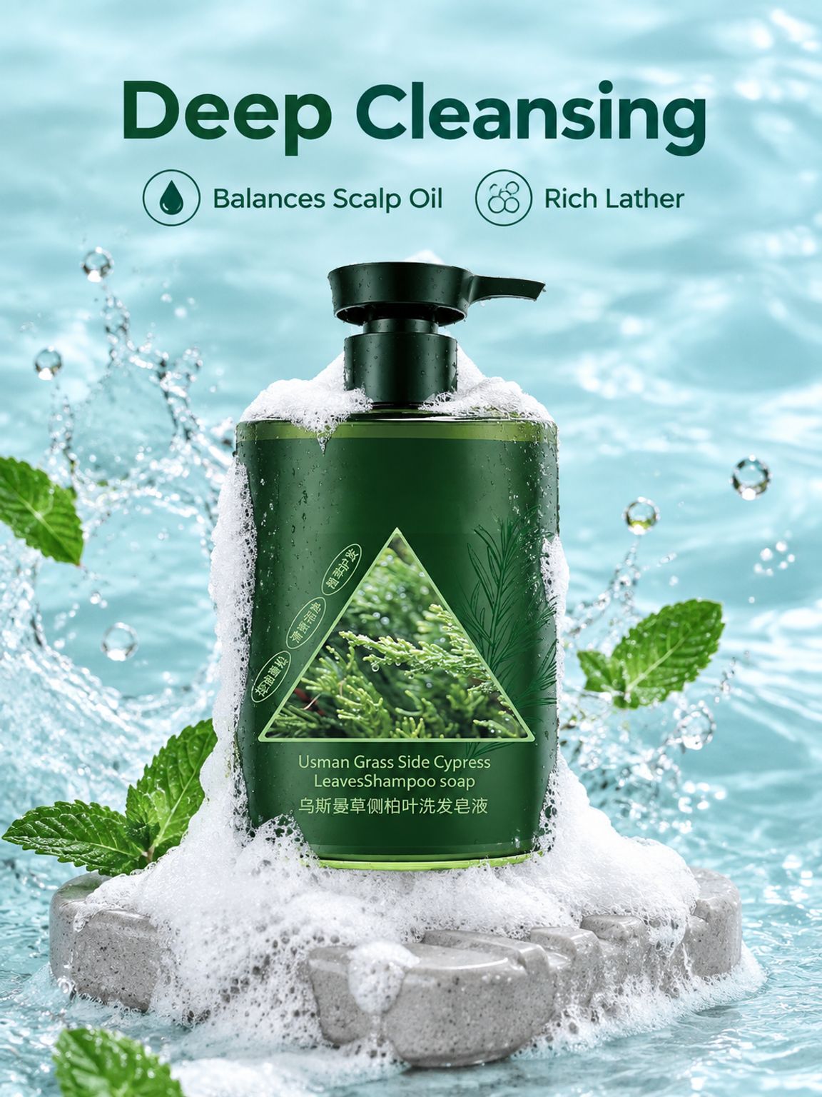Juniper Extract Handmade Shampoo Soap