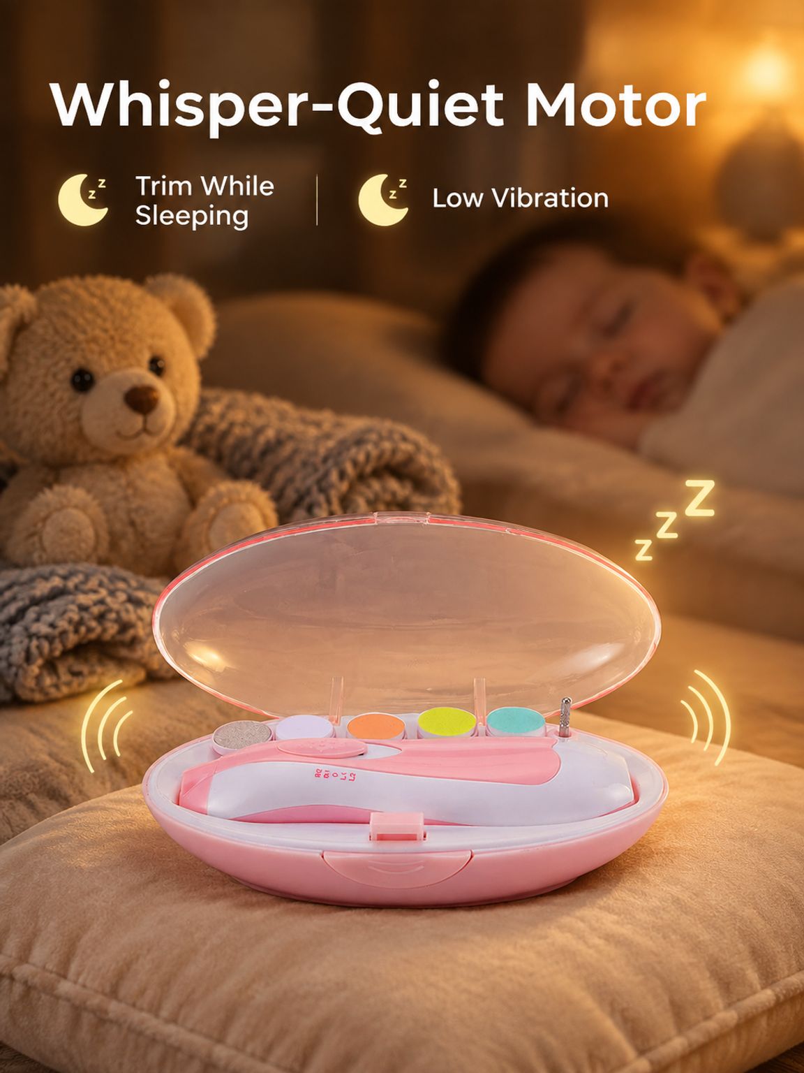 Multifunctional Electric Nail File for Babies and Kids