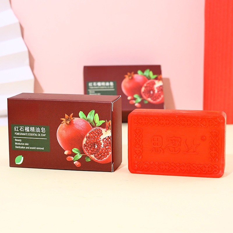 Pomegranate Essential Oil Moisturizing Handmade Soap
